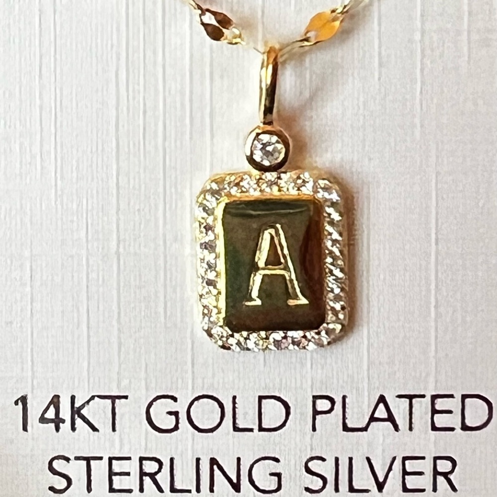 Rachel Zoe “A” Initial Necklace